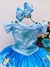 Vestido Infantil Princesa Cinderela Glitter Luxo Festa (0043AZ) - comprar online