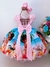 Vestido Infantil Moana Baby Rosa Strass C/ Cinto de Pérolas (0015RS) na internet