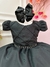 Vestido Infantil Preto C/ Cinto de Pérolas Casamentos (7504PT) - comprar online