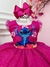 Vestido Infantil Stitch Rosa C/ Cinto de Pérolas Festas (0678PK) na internet