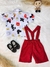 Conjunto Meninos do Mickey Mouse Com Short Susp.e Camisa (1309VM) - Gabi Boutiquekids