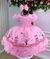 Vestido Infantil Menina Bonita Bosque Encantado Rosa (VESTIINFMNNBNTRS3)