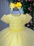 Vestido Menina Bonita Amarelo Borboletas Peito Tule (VESTMNNBNTAMRLBBLPTTL) na internet