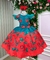 Vestido Marie Lola Verde Florido Natal (VESTMRLLVRDFLRNT) - comprar online