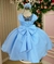 Vestido Belle Fille Lacinho Azul Serenity (VESTBLLNHOAZULSRTY) - Gabi Boutiquekids