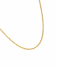 Choker cordão baiano em banho de ouro 18k