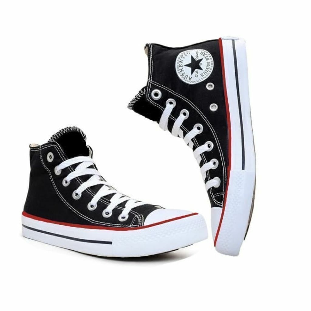 TÊNIS ALL STAR CHUCK TAYLOR PRO PRETO CANO ALTO