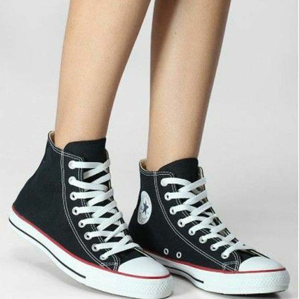 TÊNIS CONVERSE CHUCK TAYLOR ALL STAR PRETO BRANCO FEMININO