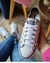 Tênis Converse All Star Branco Couro Vegano Sola Baixa