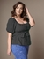 Blusa Plus Size Elegante Casual Chique Moderna Manga - loja online