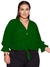 Camisa Plus Size Elegante Casual Chique Botões - loja online