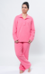 Pijama Feminino Longo Com Abertura Botões Augis - loja online