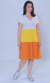 Vestido Feminino Tricolor Viscolycra Premium Carol Moraes