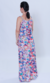 Vestido Longo Estampado com Regulagem Viscolycra Premium Carol Moraes - comprar online
