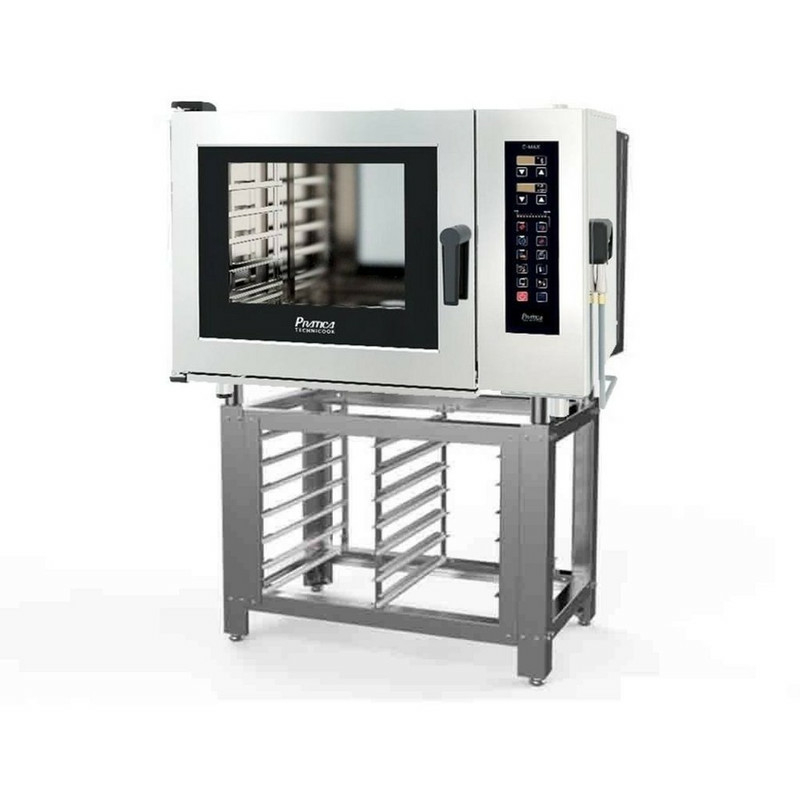 Forno Combinado Elétrico 6 GNs Mono Base Incluso Pratica 220V