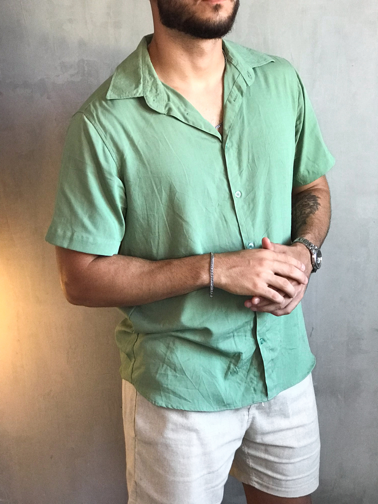 Verde menta camisa clearance