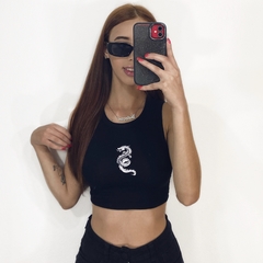 Cropped Dragon Black - comprar online