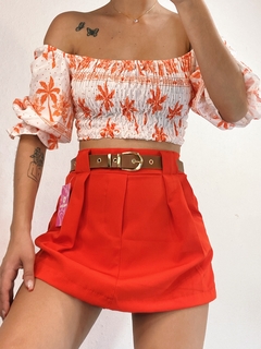 Short Saia Liz Orange