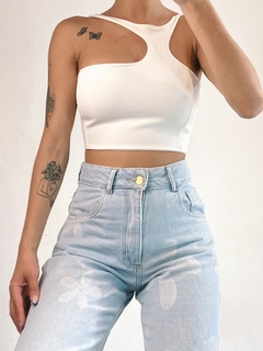 Cropped Casia White