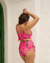 Bombacha Beach (print fucsia) - Arena Blanca