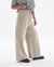 Pantalón wide (beige)