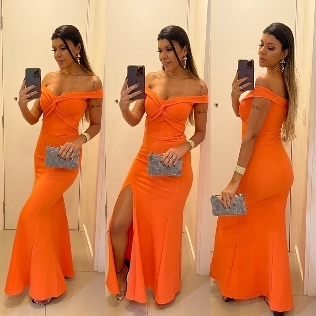 Vestido decote x sales