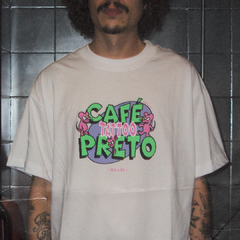 CAMISETA FUNHOUSE BRANCA - Café Preto Tattoo