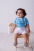 Camisa Azul claro + gravata Infantil - loja online