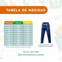 Calça legging (APENAS PARA EDUCAÇÃO FÍSICA) na internet