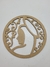 Medalha em mdf 18cm(MARIA)