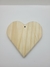 Coração em madeira de Pinus G