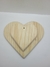 Coração em madeira de Pinus (DUPLO)