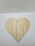 Coração em madeira de Pinus GG - Casa do Artesanato 