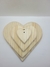 Kit de Coração em madeira de Pinus