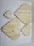 Kit de Coração em madeira de Pinus na internet