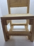 Cadeira em Madeira de Pinus (40x25x25) - Casa do Artesanato 