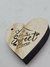 Coração em madeira de Pinus Gravado no Laser (8x8) - comprar online