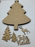 Árvore de Natal MDF (30x20) Com Apliques - comprar online