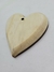 Coração em madeira de Pinus 10x10 (fundo reto)