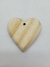 Coração em madeira de Pinus 8x8 (fundo reto) - comprar online