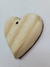 Coração em madeira de Pinus 8x8 (fundo reto)