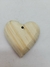 Coração em madeira de Pinus 6x6 (fundo reto) - comprar online
