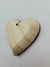 Coração em madeira de Pinus 6x6 (fundo reto)