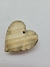 Coração em madeira de Pinus 6x6 (fundo reto) - Casa do Artesanato 