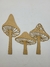 Cogumelos em MDF 3mm (3un) - comprar online