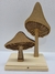 Cogumelos em MDF com Base (23x18x10)