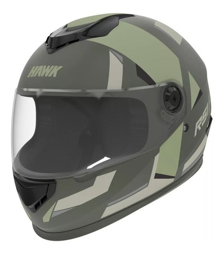 Casco para moto integral Hawk RS11 sophie mate revo talle L