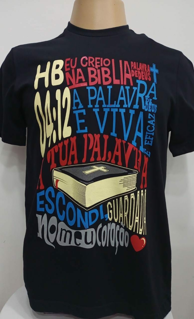 Camiseta Infantil Frases Biblica