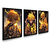 kit 3 Quadro Decorativo Demon Slayer Zenitsu - comprar online