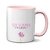 Feliz Aniversário Capítulo C Nome Rosa - Caneca Personalizada - AShow Presente 